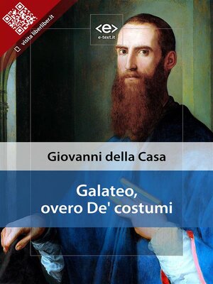 cover image of Galateo, overo De' costumi